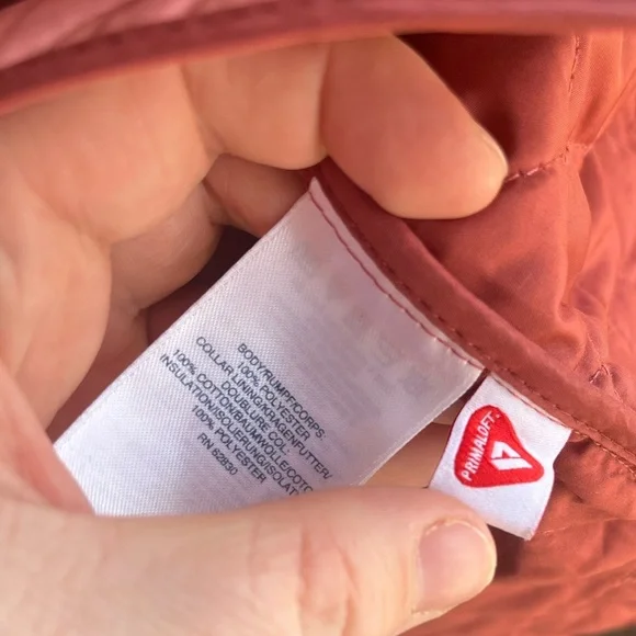 Lands End Women’s Plus‎ Quilted Primaloft Insulated Mauve Barn Jacket 2X - Picture 7 of 8